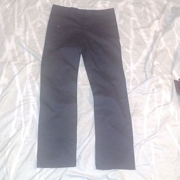 A+ uniform navy blue pants, size 9, waist 32, length 31 3/4, adjustable waistban - Picture 1 of 4
